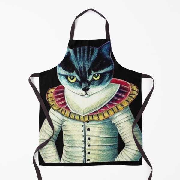 Item preview, Little cat dressed like Shakespeare designed and sold by Sutra-Lotus-Co.