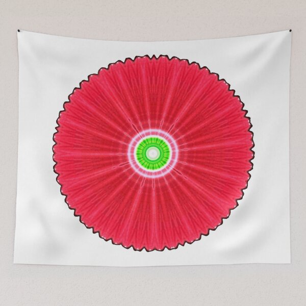 Item preview, Big red circle abstract pattern  designed and sold by Rozzzita7.