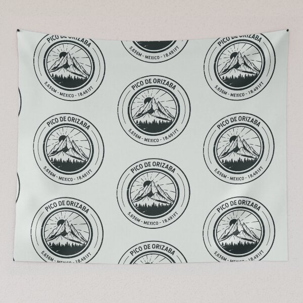 Item preview, Pico de Orizaba Mexico | Hiking | Skiing designed and sold by KrisSidDesigns.