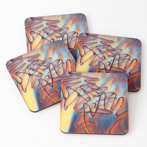 Item preview, Healing Hands Art Print designed and sold by NineGhostsArt.