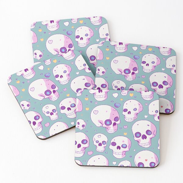 Item preview, Cool Skulls pattern designed and sold by Jada-Art-Shop.