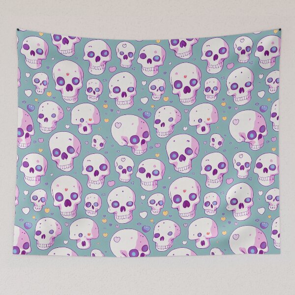 Item preview, Cool Skulls pattern designed and sold by Jada-Art-Shop.