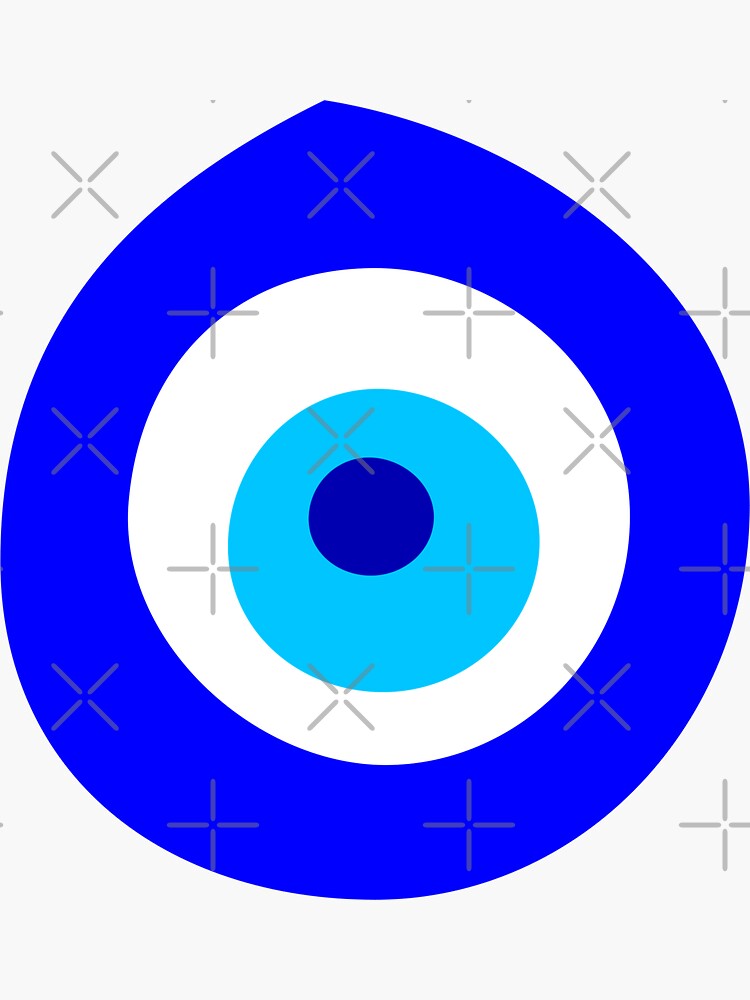 "Evil Eye Protection 2" Sticker for Sale by Amadhaun13 Redbubble