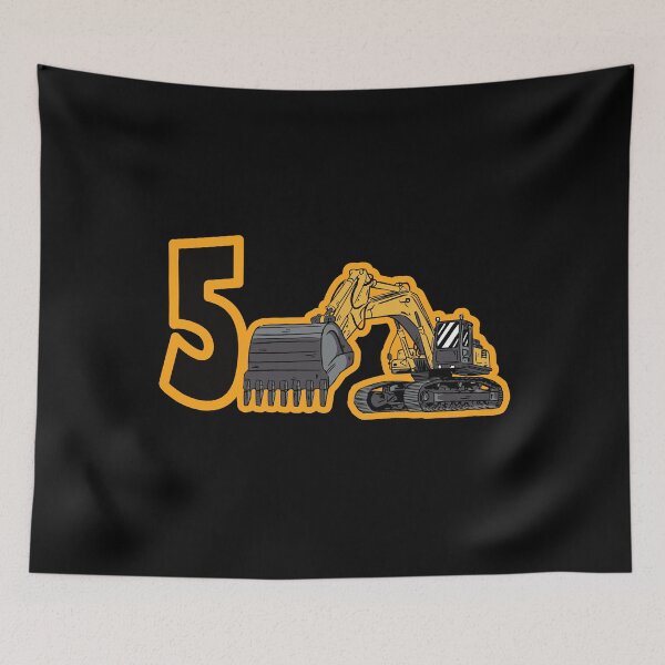 Item preview, 5th Birthday Tshirt Excavator Birthday designed and sold by EbnerPrints.