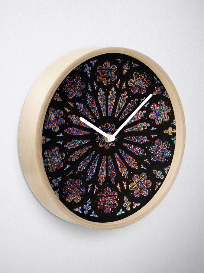 Alternate view of Circular Stained Glass Window At The Washington National Cathedral Clock