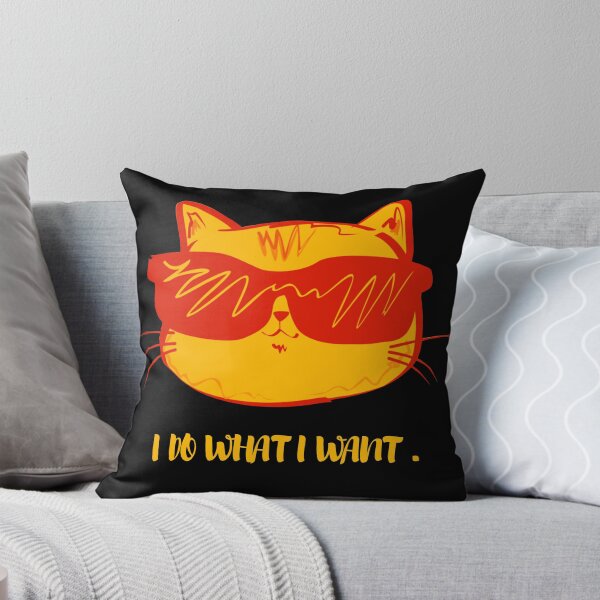 Item preview, I Do What I Want Cat Graphic designed and sold by PetSafari.