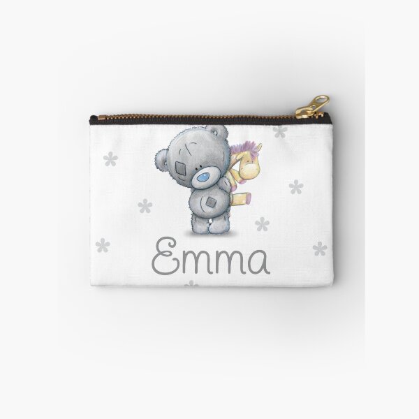 Item preview, CUSTOM Grey Teddy Bear Custom Gifts for Child Name Emma designed and sold by AuraTherapeia.