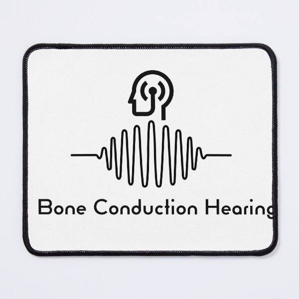 Item preview, Bone Conduction Hearing (black and white) designed and sold by Aleecapps17.