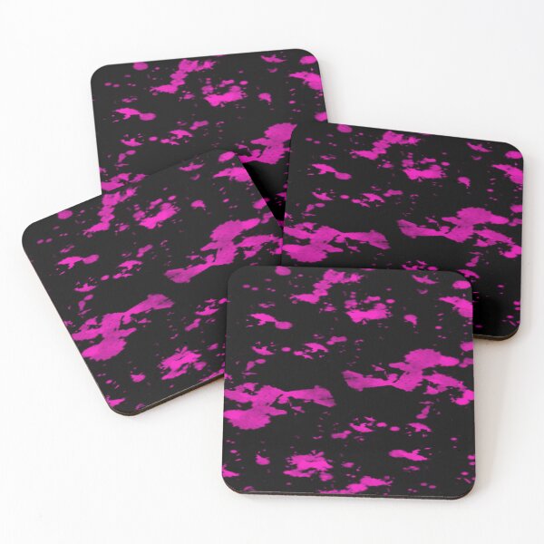 Item preview, Pink splatters on black designed and sold by calibrit.