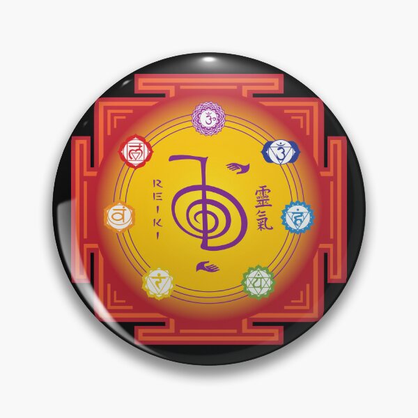 Item preview, Cho-Ku-Rei Symbol and The Seven Chakras designed and sold by marcosty.