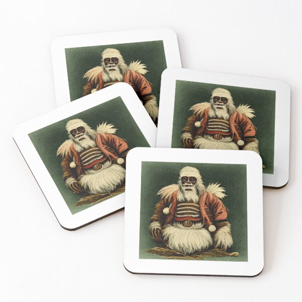 Item preview, tiki santa designed and sold by ArchiFusspot.