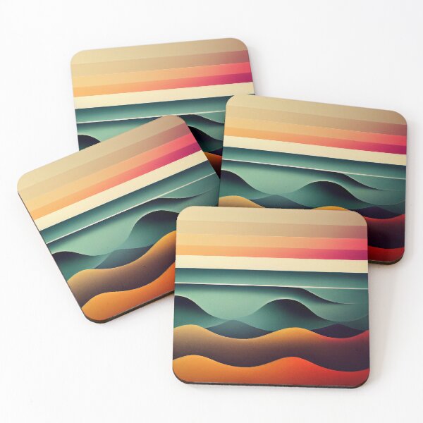 Item preview, Coloured Waves Pattern - 6 designed and sold by MrVPhotography.