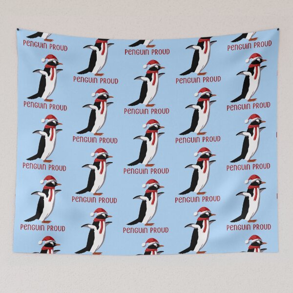 Item preview, Penguin Proud (on Blue) designed and sold by PawsitiveMum.