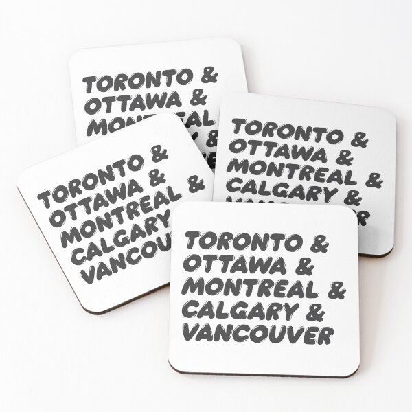 Item preview, Canada Cities, Toronto, Ottawa, Montreal, Calgary & Vancouver designed and sold by TonySpencer.