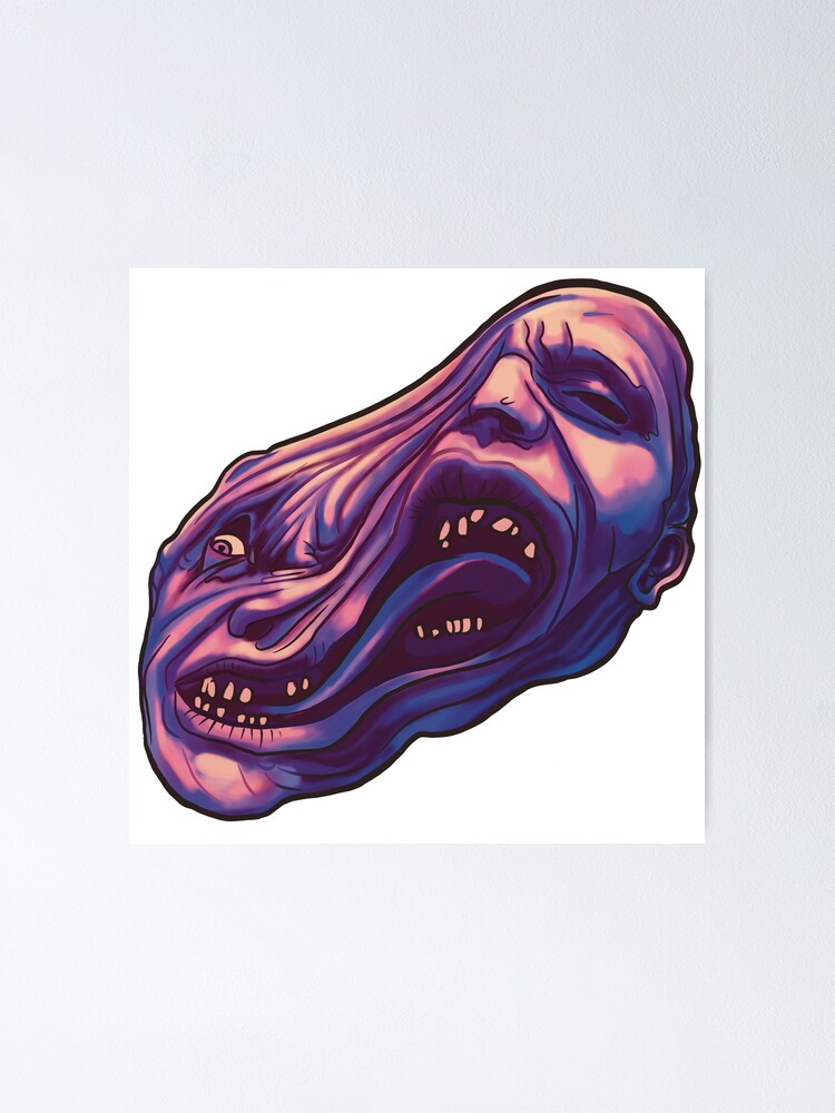 "The Thing Split Face" Poster for Sale by Christina van Ham | Redbubble