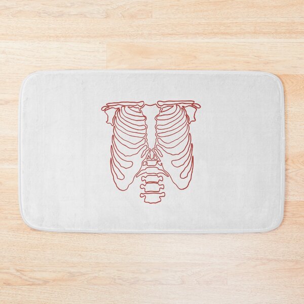 Item preview, Halloween Skeleton Red Line Art designed and sold by niceghost.