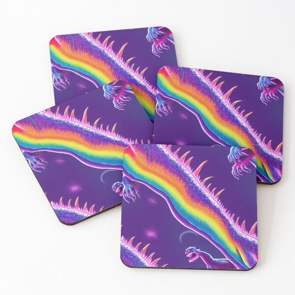 Item preview, Monstrous Rainbow Pattern designed and sold by SmirkingDesigns.
