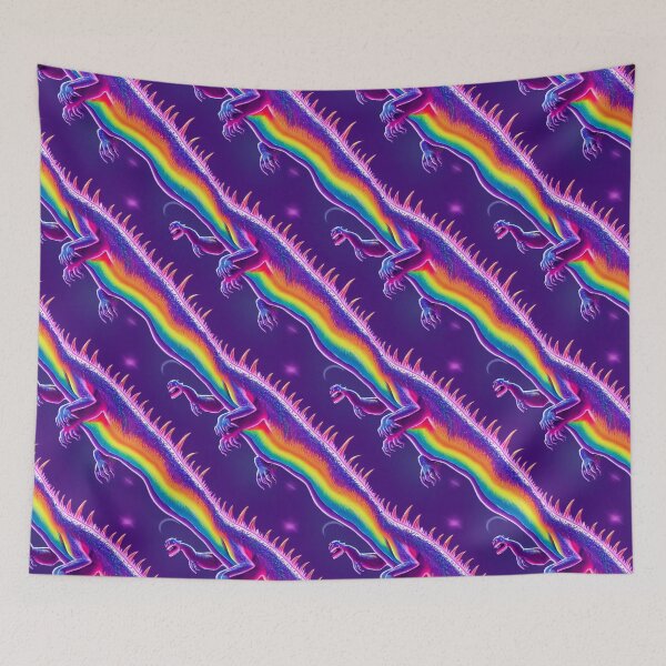 Item preview, Monstrous Rainbow Pattern designed and sold by SmirkingDesigns.