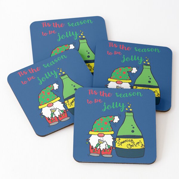 Item preview, Tis is the season to be Jolly. Drunk Elf. Gnome designed and sold by CarliPeraza.