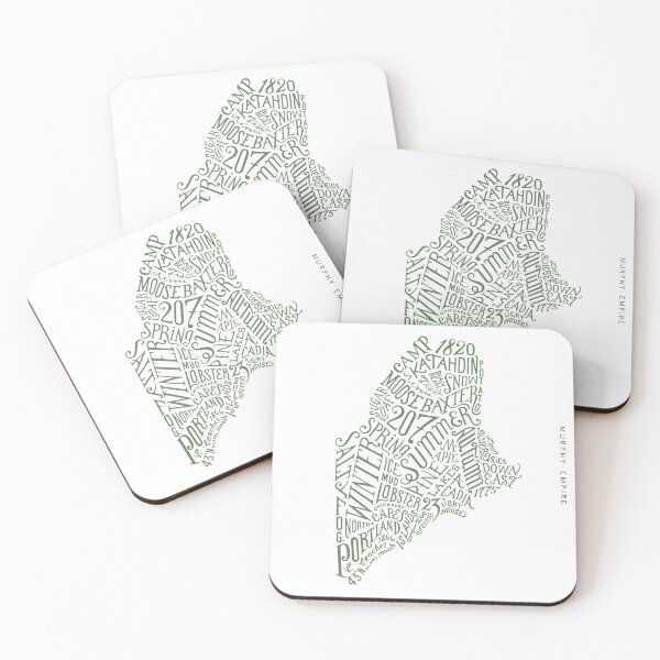 Item preview, Maine Lovers Map designed and sold by Ken Murphy.