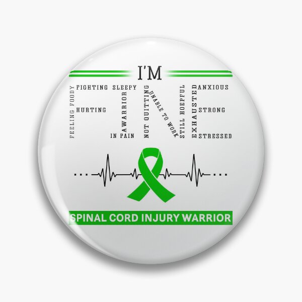 Item preview, I'm Fine Spinal Cord Injury Warrior Support Spinal Cord Injury Awareness Gifts designed and sold by rechardtee.