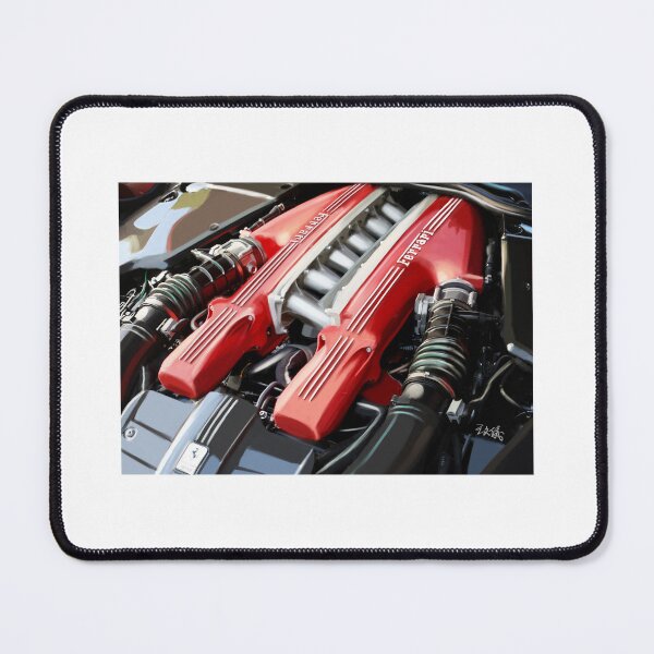 Item preview, Car engine digital painting designed and sold by HmmmHmmm.