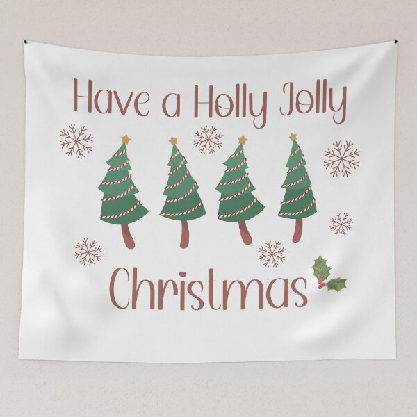 Item preview, Have a Holly Jolly Christmas  designed and sold by HappyLifeCreate.