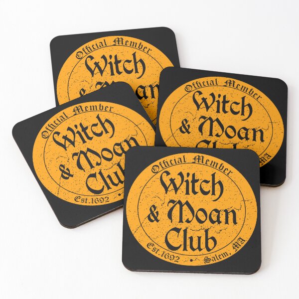 Item preview, Witch and Moan Club - Distressed - Funny Halloween designed and sold by skauff.