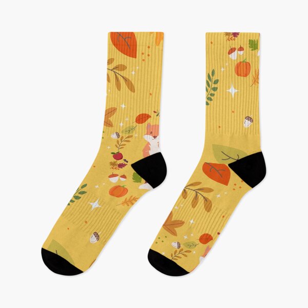 Item preview, Cute Fox Autumn season pattern designed and sold by marveloso.