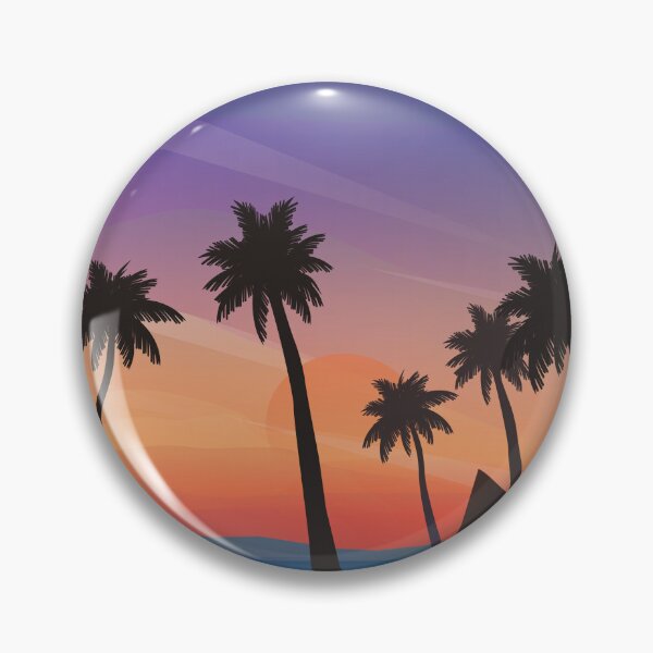 Item preview, palm trees at dusk designed and sold by zeljana0504.