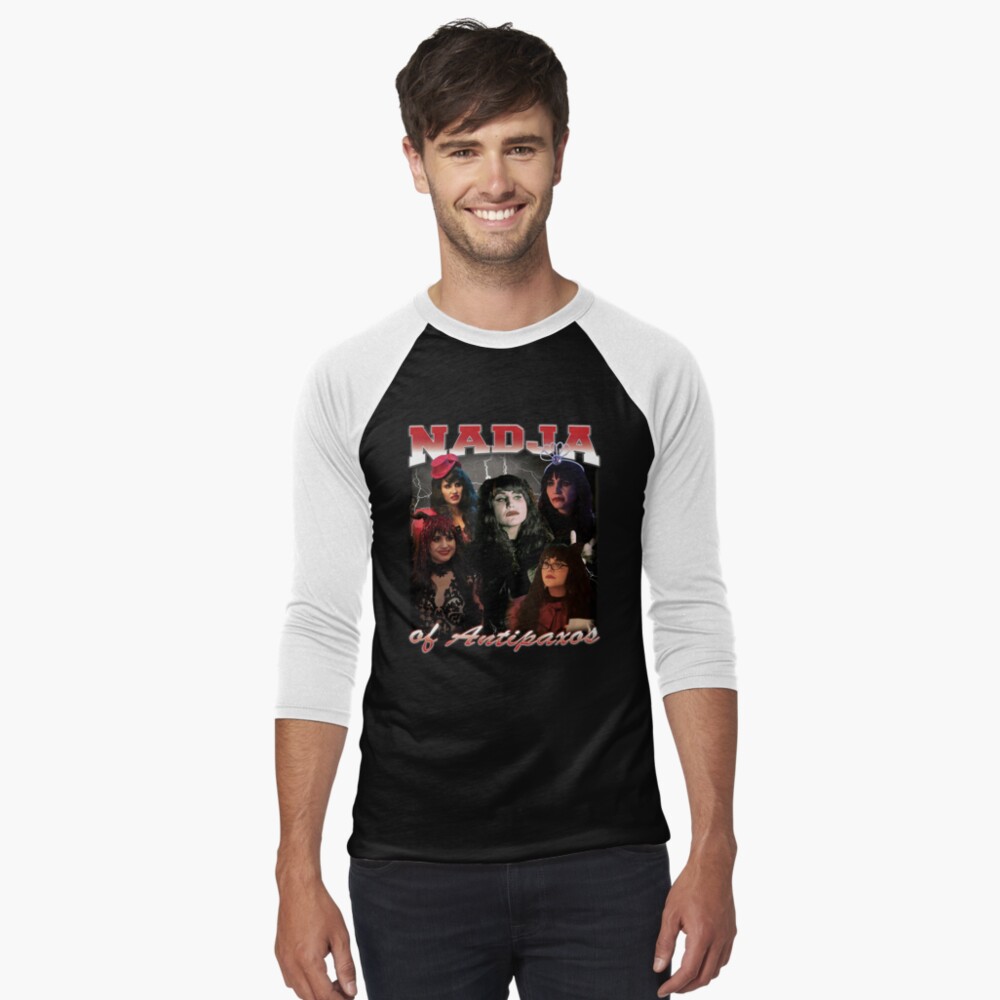 Aperçu de l'œuvre T-shirt baseball manches ¾ créée et vendue par muschimuschi.