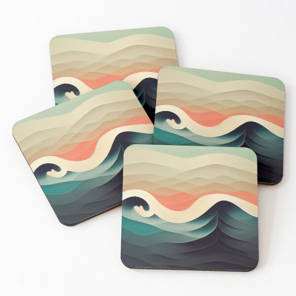 Item preview, Coloured Waves Pattern - 7 designed and sold by MrVPhotography.