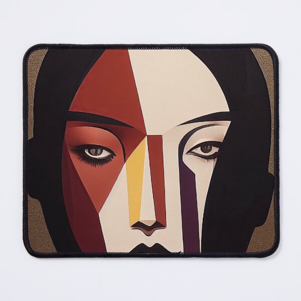 Item preview, Woman female abstract portrait designed and sold by mrlongfield.