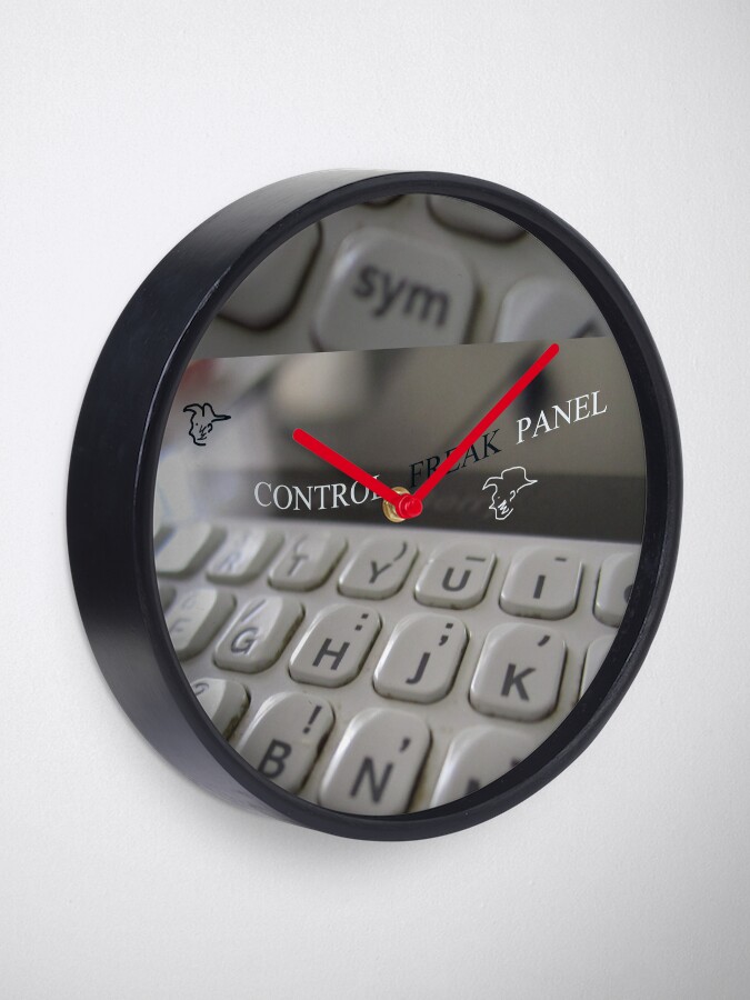 Alternate view of Control freak. Control freak panel Clock