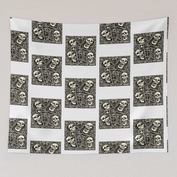 Item preview, Bonehemian Rhapsody Smiling Skulls designed and sold by Hampshire Historica.
