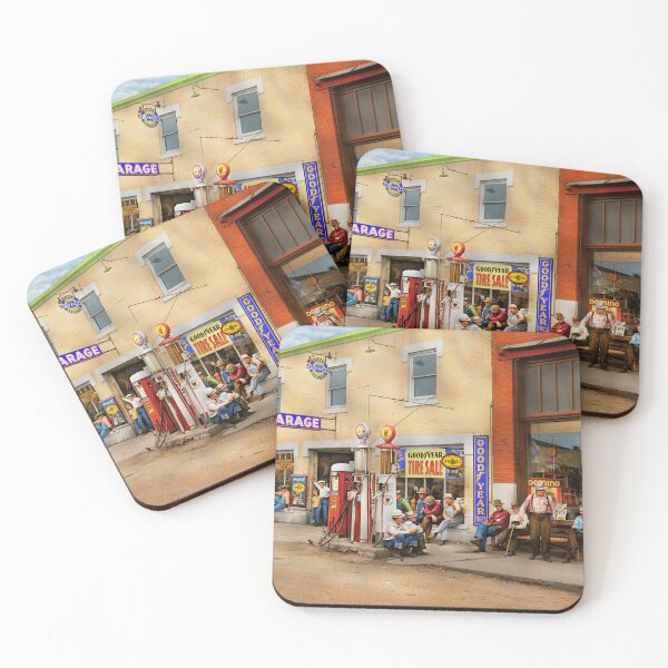 Item preview, Gas Station - Chatting in a small town 1941 designed and sold by Mike Savad Photography.