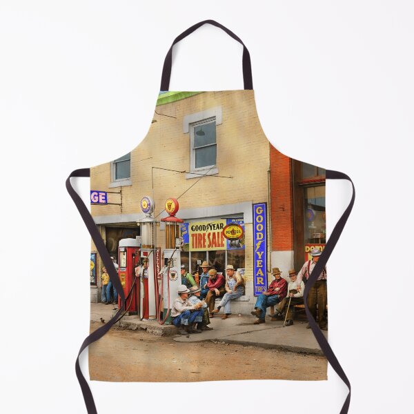 Item preview, Gas Station - Chatting in a small town 1941 designed and sold by Mike Savad Photography.