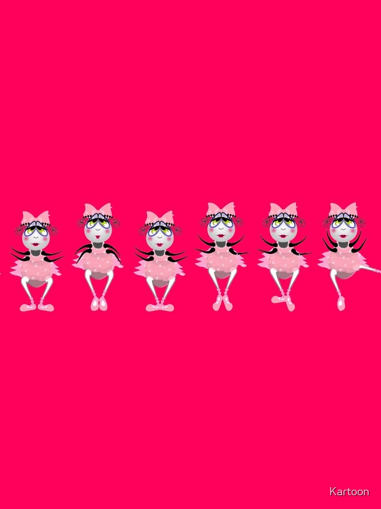 The Fleas Circus - Thew Ballerinas in line. by Kartoon