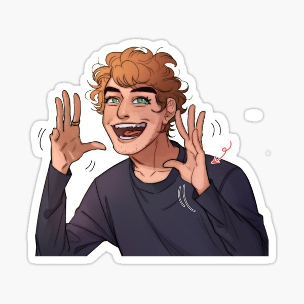 dream face reveal meme Sticker for Sale by bestizeyy