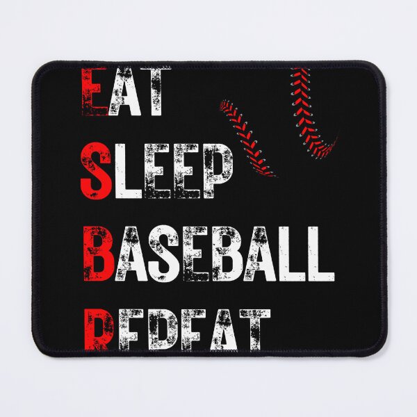 Item preview, Eat Sleep Baseball Repeat designed and sold by Ahmed Feki.