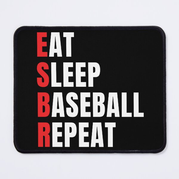 Item preview, Eat Sleep Baseball Repeat designed and sold by Ahmed Feki.