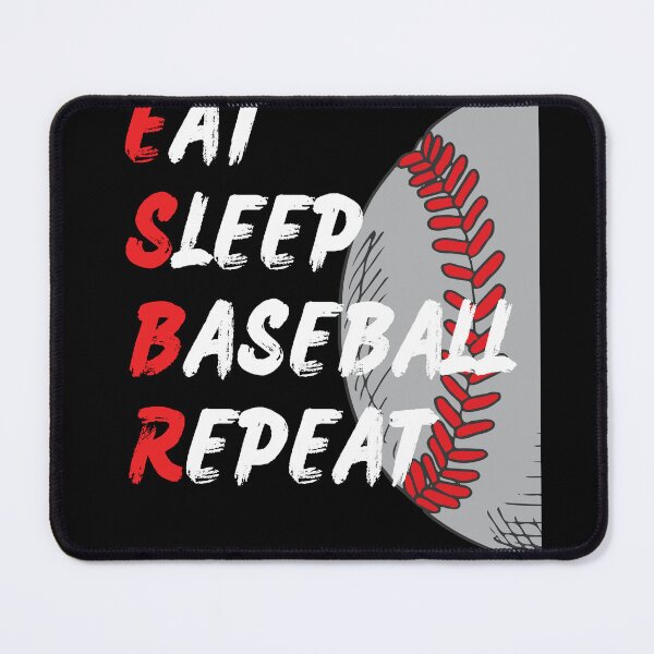 Item preview, Eat Sleep Baseball Repeat designed and sold by Ahmed Feki.