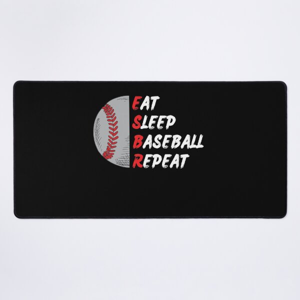 Item preview, Eat Sleep Baseball Repeat designed and sold by Ahmed Feki.