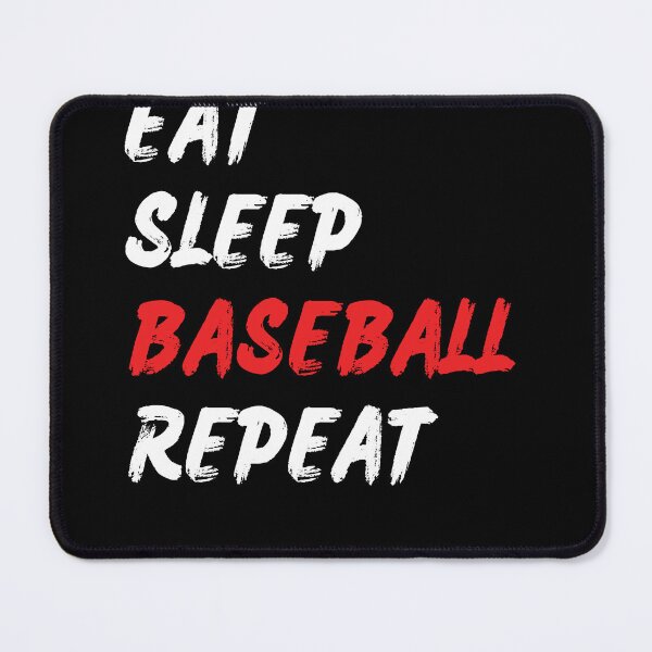 Item preview, Eat Sleep Baseball Repeat designed and sold by Ahmed Feki.