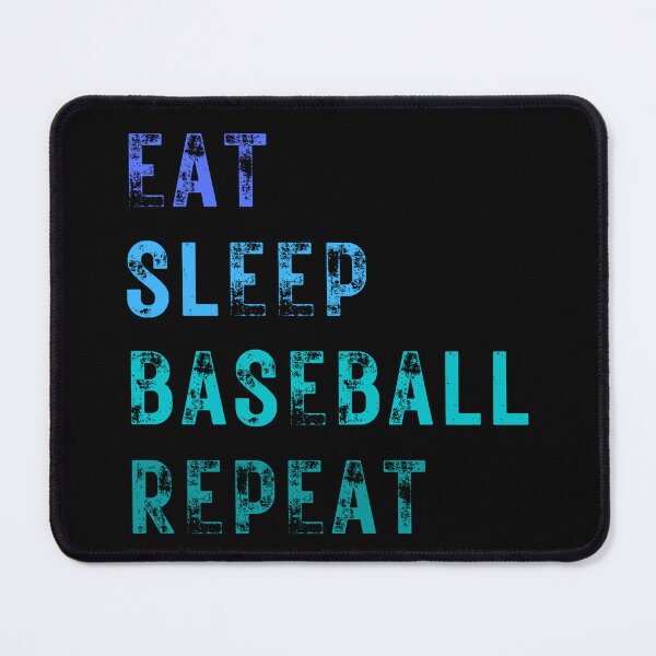 Item preview, Eat Sleep Baseball Repeat designed and sold by Ahmed Feki.