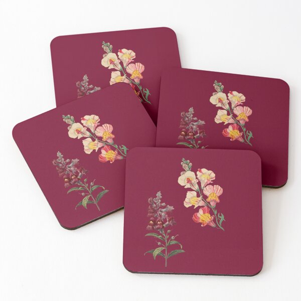 Item preview, Vintage Snapdragons Decorations T-Shirts for women designed and sold by netdota.