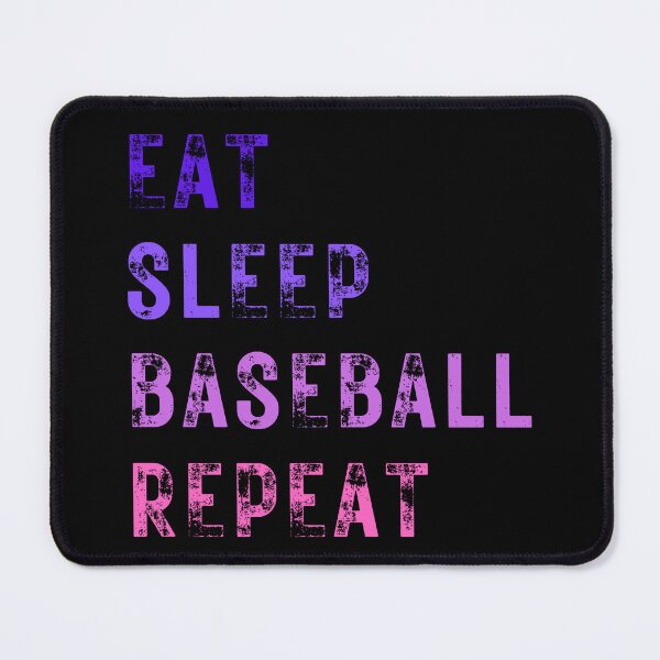 Item preview, Eat Sleep Baseball Repeat designed and sold by Ahmed Feki.