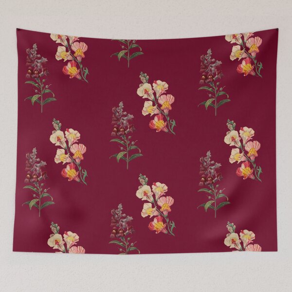 Item preview, Vintage Snapdragons Decorations T-Shirts for women designed and sold by netdota.