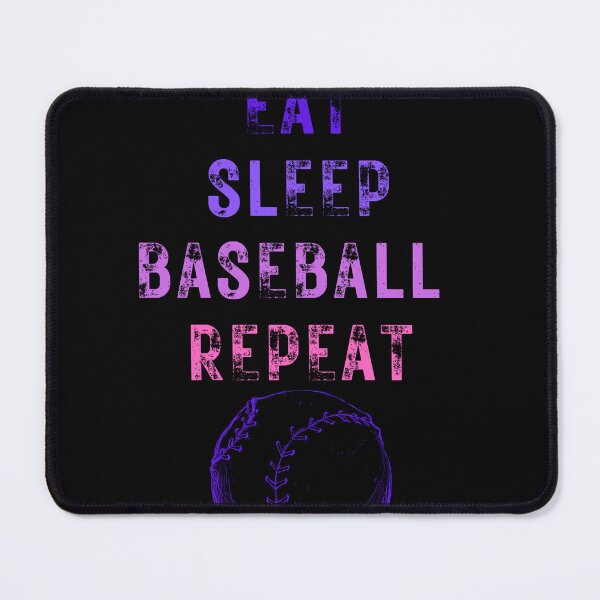 Item preview, Eat Sleep Baseball Repeat designed and sold by Ahmed Feki.