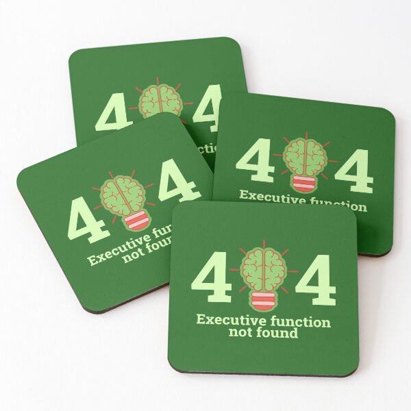 Item preview, Executive Function Not Found designed and sold by BuraxisQuotes.